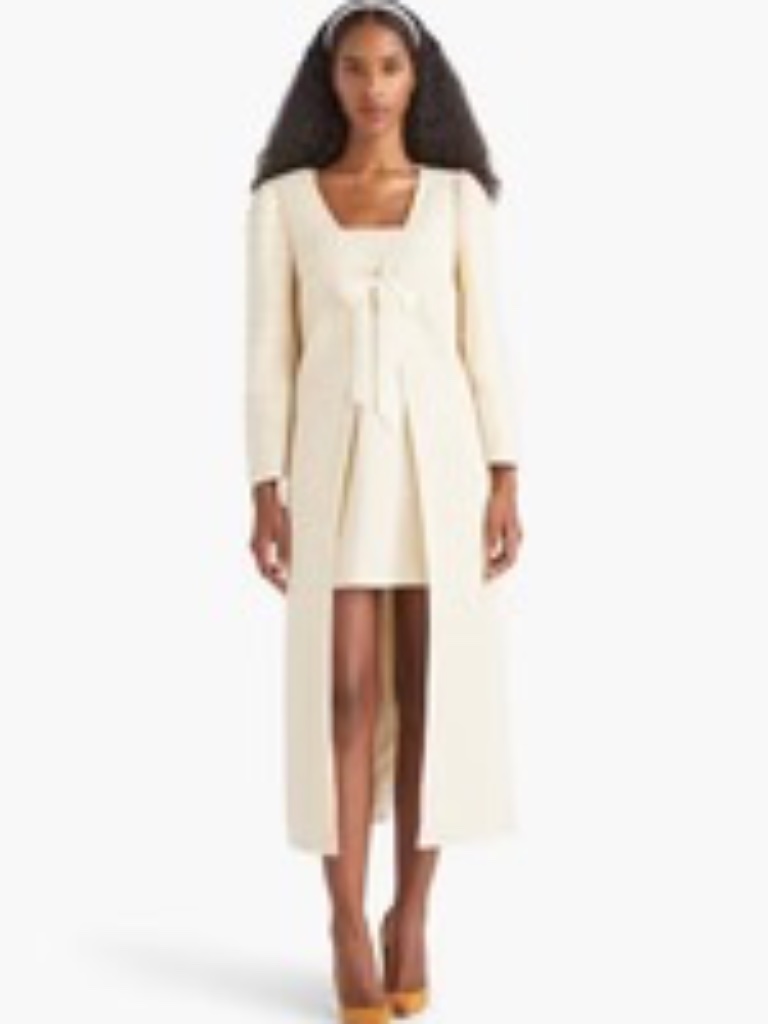 Hill House Lou Lou Duster - Coconut Tweed - M